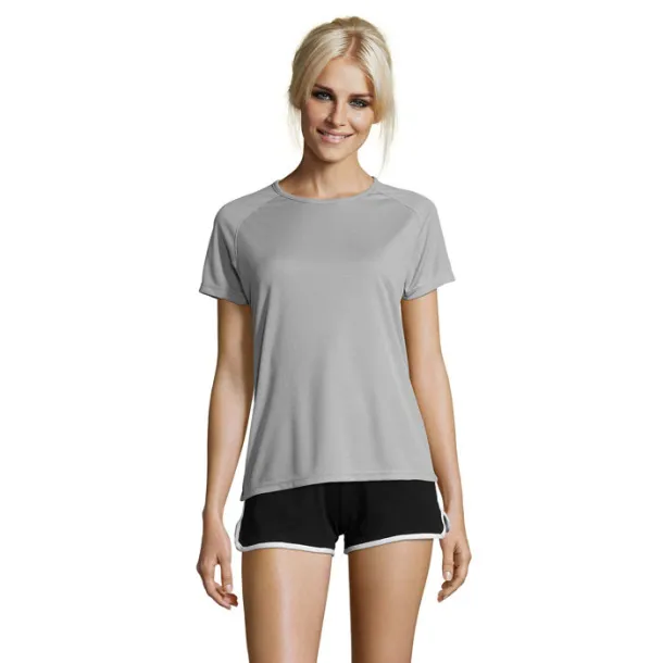 SPORTY WOMEN TSHIRT-140g pure grey