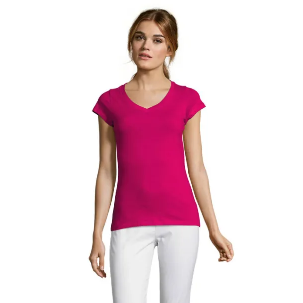 MOON WOMEN TSHIRT-150g Fuchsia