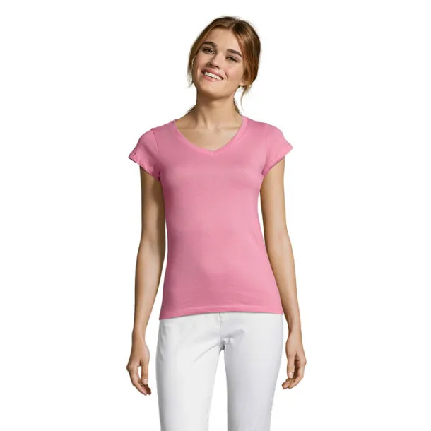 MOON WOMEN TSHIRT-150g orchid pink