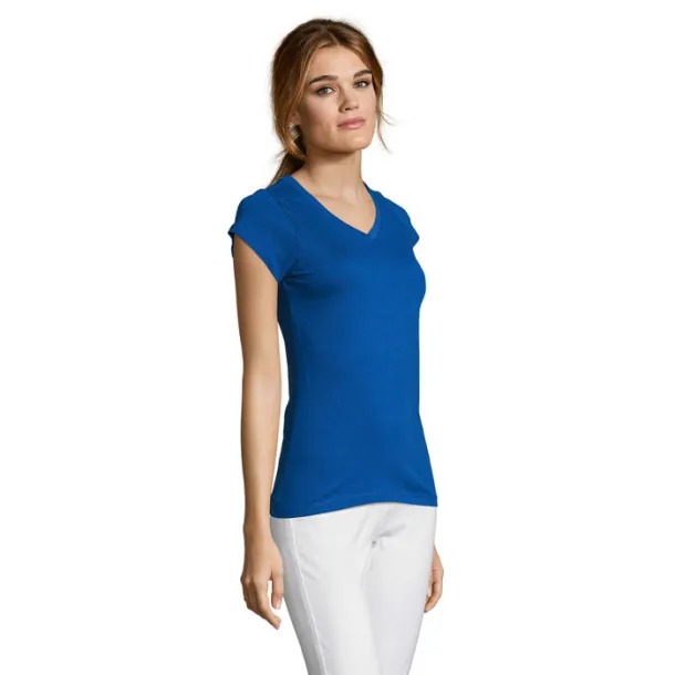 MOON WOMEN TSHIRT-150g Royal blue