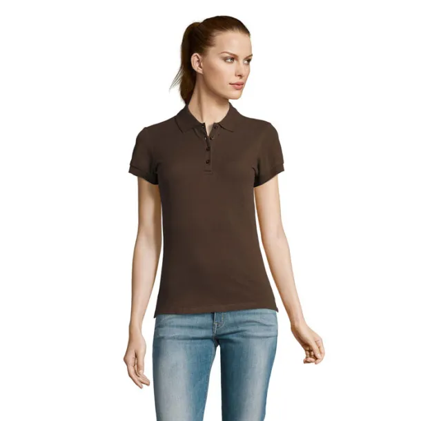 PASSION WOMEN POLO-170g Chocolate