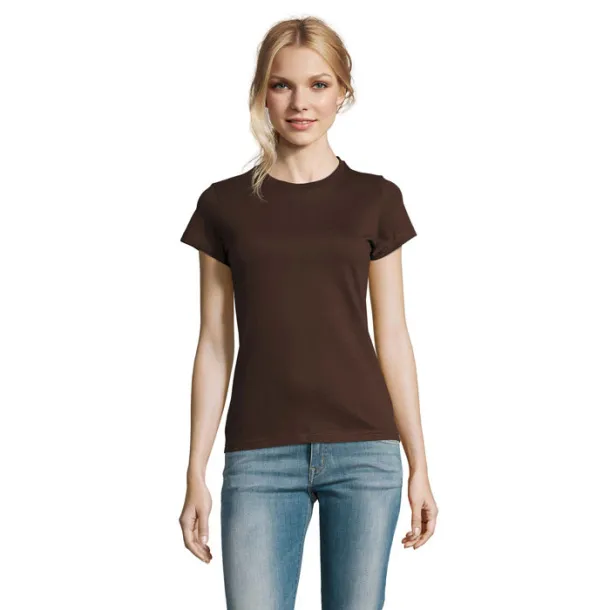 IMPERIAL WOMEN TSHIRT-190g Chocolate