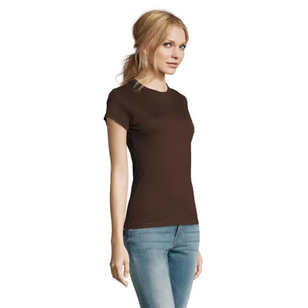 IMPERIAL WOMEN TSHIRT-190g Chocolate