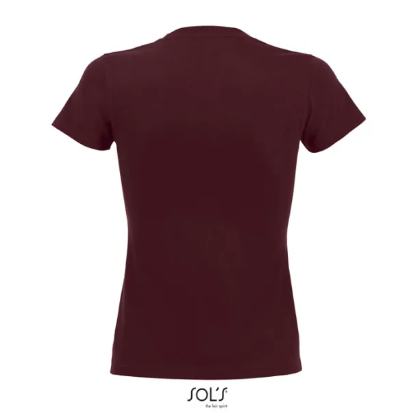 IMPERIAL WOMEN TSHIRT-190g Burgundy