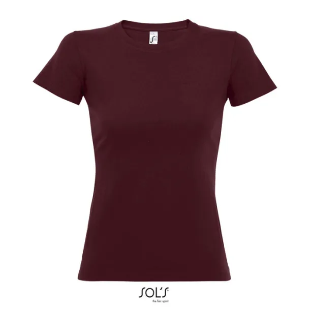 IMPERIAL WOMEN TSHIRT-190g Burgundy