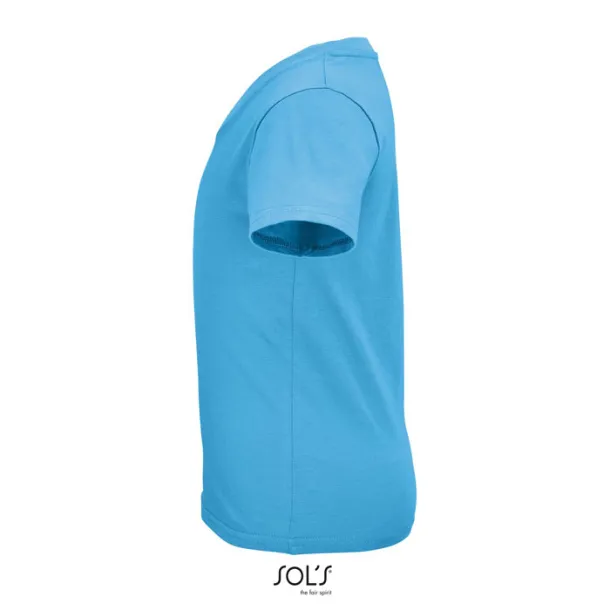 CRUSADER KIDS TSHIRT-150g Aqua