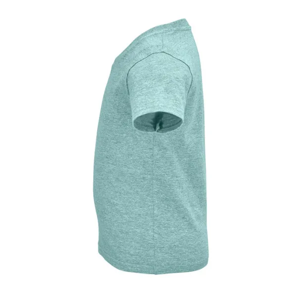 CRUSADER KIDS TSHIRT-150g heather light green