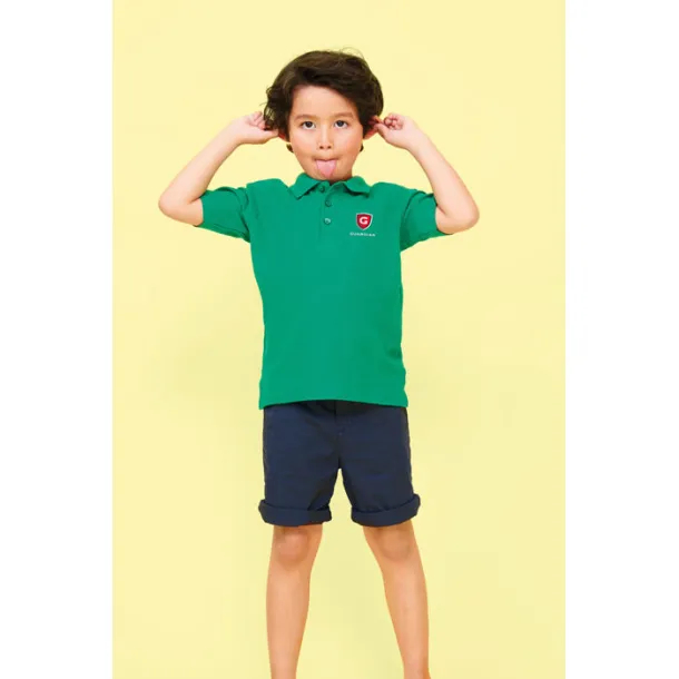 SUMMER II KIDS Dječja Polo Pique majica - 170g Kelly zelena