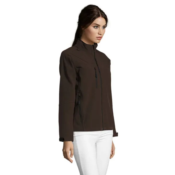 ROXY ženska softshell jakna - 340g Dark Chocolate