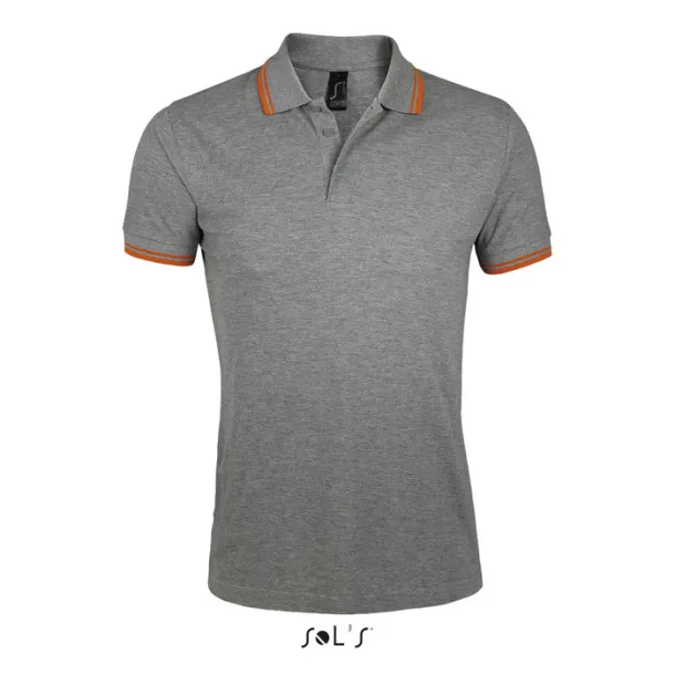 PASADENA MEN PASADENA men polo 200g Grey Melange Grey Melange