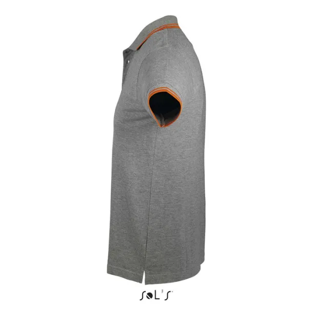 PASADENA MEN PASADENA men polo 200g Grey Melange Grey Melange