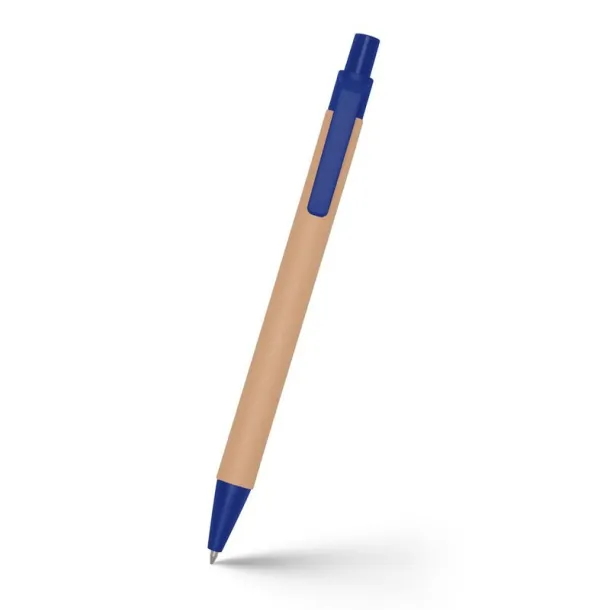  Recycled cardboard ball pen Mornarski plava