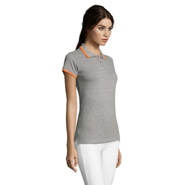 PASADENA WOMEN PASADENA women polo 200g Grey Melange Grey Melange