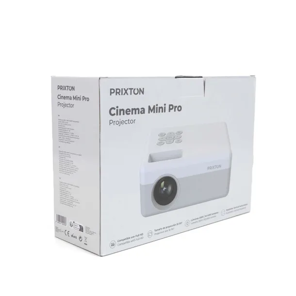 Prixton Cinema mini projector - Prixton Grey White