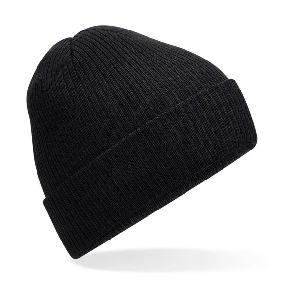  Polylana® Ribbed Beanie - Beechfield Black