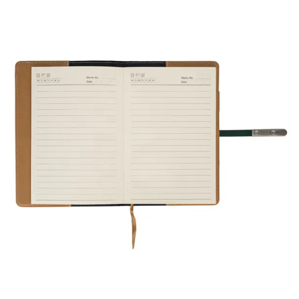 LA MORA notes s crtama, cca A5 Zelena