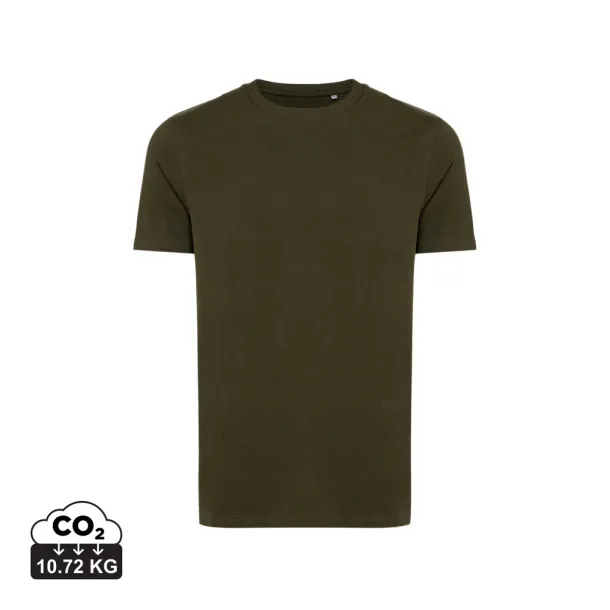  Iqoniq Bryce recycled cotton unisex t-shirt - iqoniq khaki