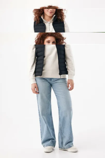  Iqoniq Meru ženski prsluk od recikliranog poliestera - iqoniq Crna 