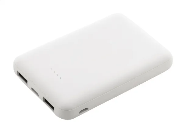 Rabobank Slim rABS prijenosna baterija, 5 000 mAh Bijela