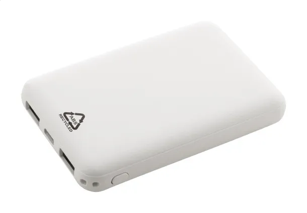 Rabobank Slim rABS prijenosna baterija, 5 000 mAh Bijela