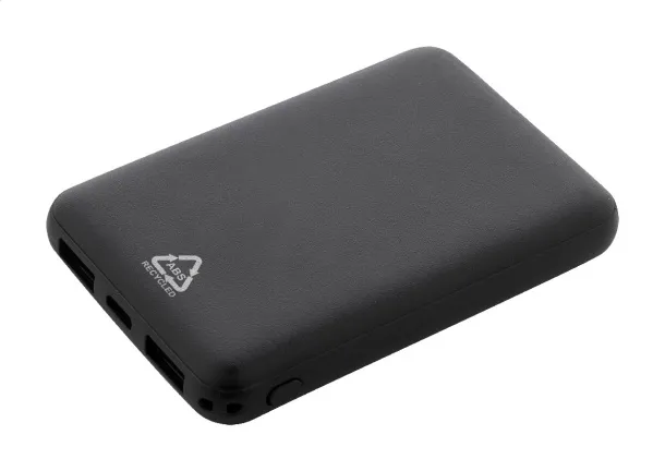 Rabobank Slim rABS prijenosna baterija, 5 000 mAh Crna