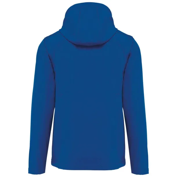  UNISEX 3-LAYER SOFTSHELL HOODED JACKET WITH REMOVABLE SLEEVES - Kariban Dark Royal Blue