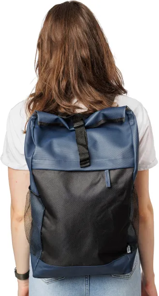  rPET polyester (600D) backpack Yani Plava