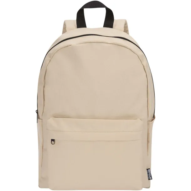 Byron 14" GRS recycled city laptop backpack 16L Oatmeal