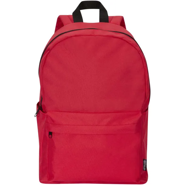 Byron 14" GRS recycled city laptop backpack 16L Red