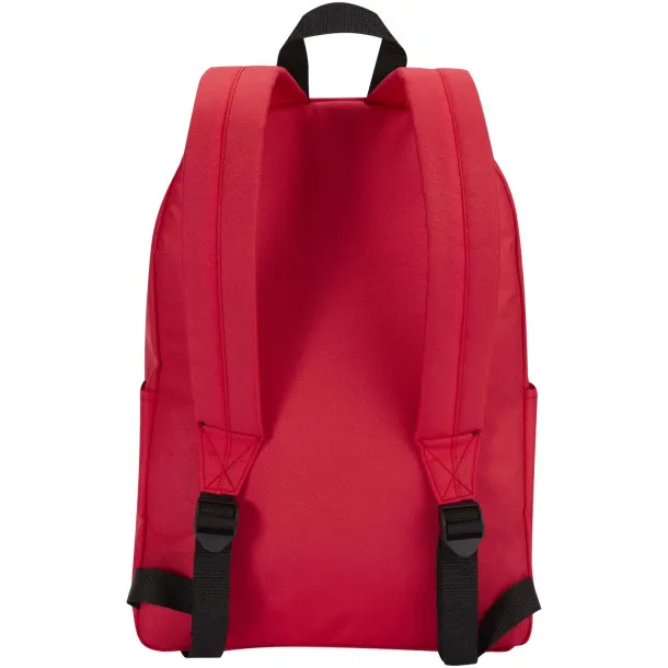 Byron 14" GRS recycled city laptop backpack 16L Red