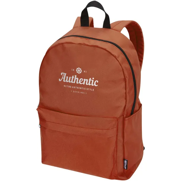 Byron 14" GRS recycled city laptop backpack 16L Brick