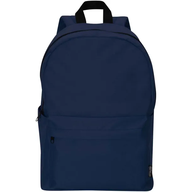 Byron 14" GRS recycled city laptop backpack 16L Navy Blue
