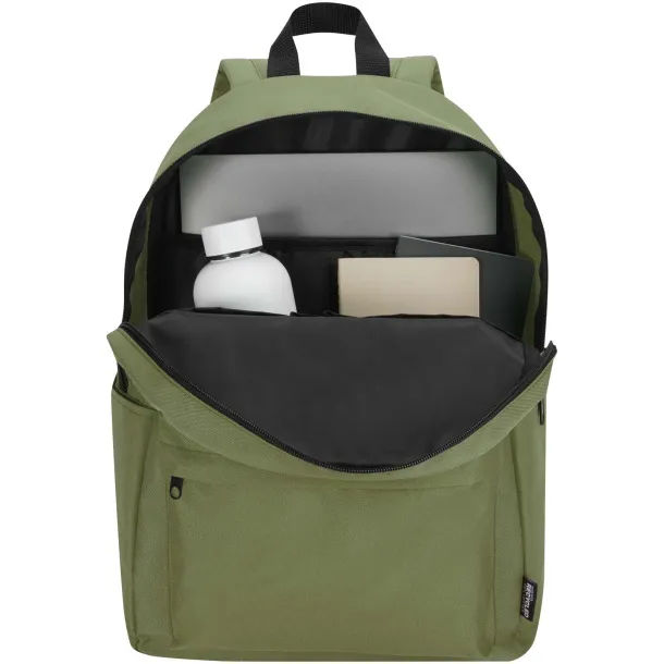 Byron 14" GRS recycled city laptop backpack 16L Maslinasta