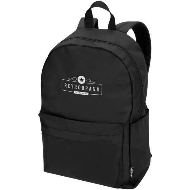 Byron Reciklirani ruksak za laptop, 14" Crna