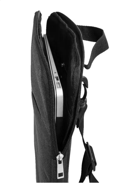 Waldok RPET torba za rame, 15" Crna