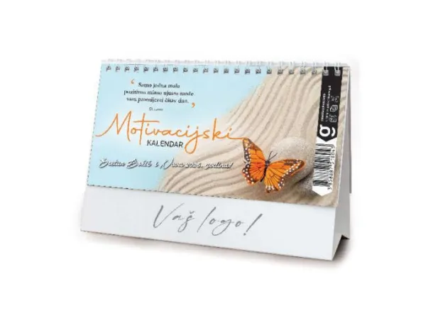  "MOTIVACIJSKI" 13 sheets, format: 20,5x14,5 cm, desk calendar, envelope, P/50 Color