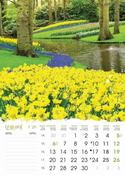  "VRTOVI" color kalendar Color