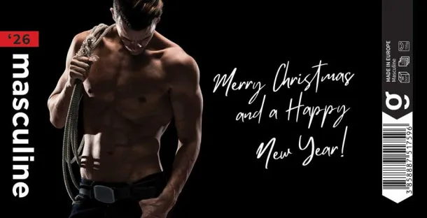  "MASCULINE" 13 sheets, format: 20,5x14,5 cm, desk calendar, envelope, P/50 Color