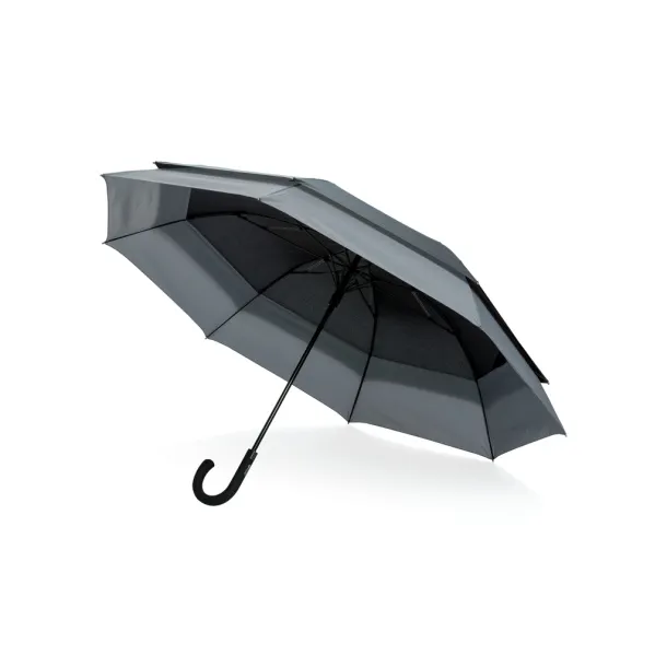  Swiss Peak AWARE™ 23" to 27" expandable umbrella - Swiss Peak Black Cool Grey 9