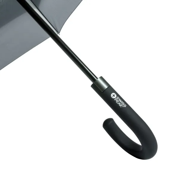  Swiss Peak AWARE™ 23" to 27" expandable umbrella - Swiss Peak Black Cool Grey 9
