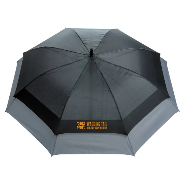  Swiss Peak AWARE™ 23" to 27" expandable umbrella - Swiss Peak Black Cool Grey 9