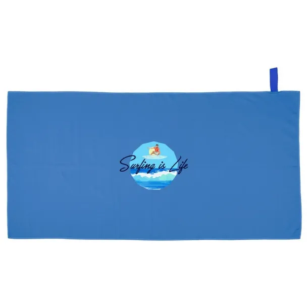 Ivanna RPET sportski ručnik Mornarski plava