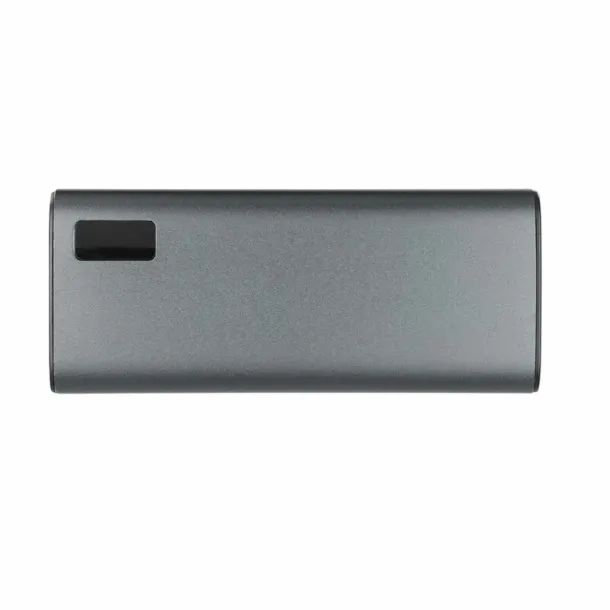  Recycled aluminium power bank 10000 mAh silver