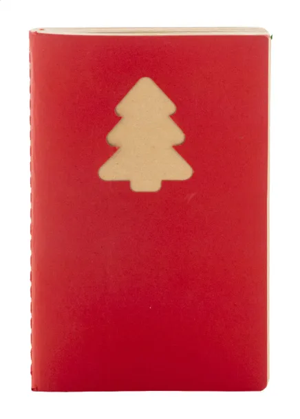 Jolbog Christmas notebook Red