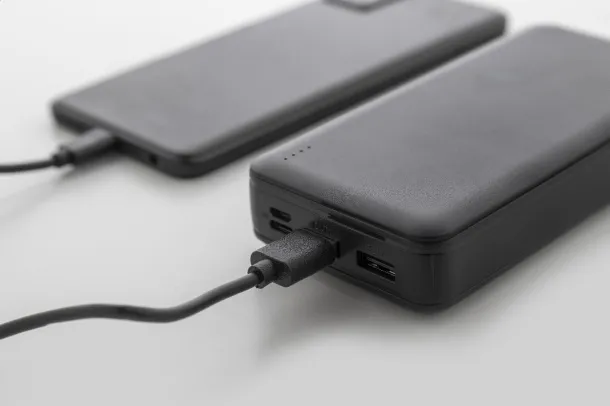 Rabobank XXL rABS prijenosna baterija, 20 000 mAh Crna
