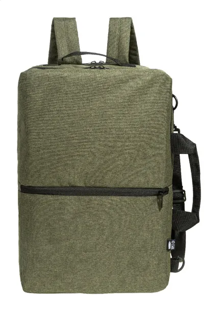 Walton RPET ruksak za dokumente, 15" Zelena