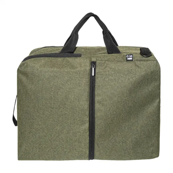 Walton RPET ruksak za dokumente, 15" Zelena