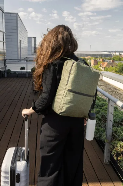 Walton RPET ruksak za dokumente, 15" Zelena