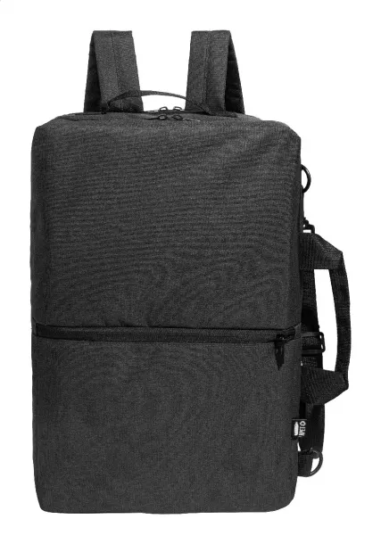 Walton RPET ruksak za dokumente, 15" Crna