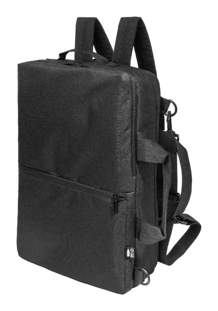 Walton RPET ruksak za dokumente, 15" Crna